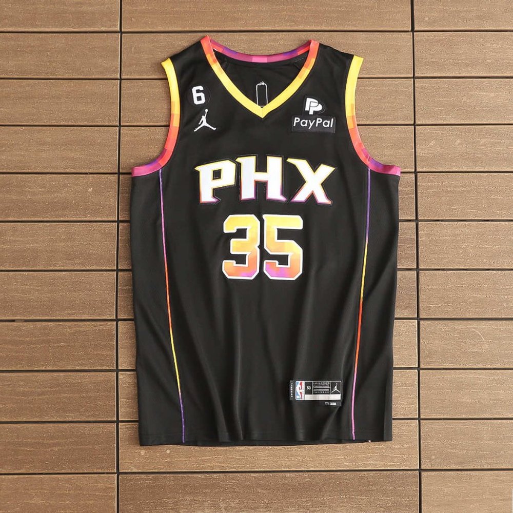 NBA Phoenix Suns #35 Black Jersey - Kevin Durant
